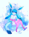 Sexy Glaceon [Fanart] by DudeRedBlue