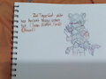 ZelTigerGirl with her Ancient Megalodon Pet. (From Roblox Fisch) (Fanart) by ZelTigerGirl