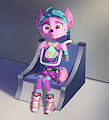 Lena's First Ride (Commission)