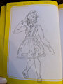 CuteGirlTober Day 23 - Candy - Sketch