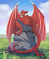 Dreamy dragon | Commission by SunnyWay