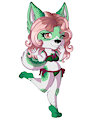 Chibi Vanelly in her melon bikini by Xan151