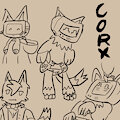 Corx Sketches 01 by paracosmicVi