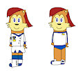 Sonic X Angelic Layer:&nbsp;&nbsp;Sally's School Outfits