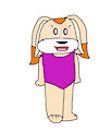 Cream In Swimwear