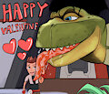 Super Dinosaur And Derek Dynamo Valentine by WinserFerret