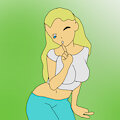 My oc Lauren being cute