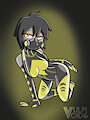 Toxic Hazsuit Girl by VulpivoidRubber