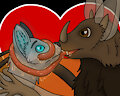 Valentine Wolf by NightmarishBat