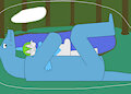 Pond-side bubble cuddle