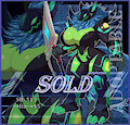 [ADOPTABLE] / Protogen Maleficent Nightblade