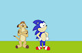 Timon and Sonic