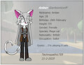 Character card-- Anber Garbentzoff