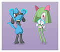 [comm] A riolu praking a kirlia