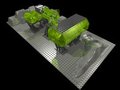 Lego Space MOC: Blacktron Fuel Depot (hi-res) by Kantorock