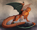 Pin. Copper Snake Dragon