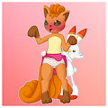 [comm] Scorbunny pranking vulpix