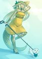 Dahlia Takes Puppy For Walkies by Fetalstar