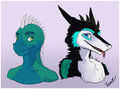 Darren Sapphire busts by Pandog