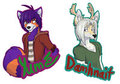 new fursona badges by Pandog