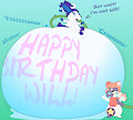 Will's sily birthday surprised (COMM/GIFT)