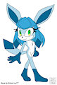 Glacia Iris The Glaceon [StarShiney-Chan] by MangledTheArcticWolf