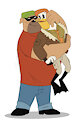 Commission - Bouncer Beagle x Lauchpad McQuack