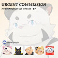 Urgent Commission Flier by HowlyWyin