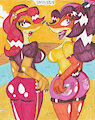 A.T. Lucy and Ignition Bandicoots by CapCheto92