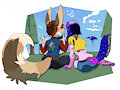 Satellite and Lexi by SqwirtQween