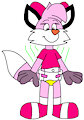 Skyline the Fox in Stinky Wet Diaper