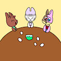 Painting Eggs -By slushythecat25-
