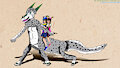 Dragontaur Ride by foxboyprower