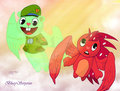 deux anges mignons.... Cell Shade Version by BlueSerperior