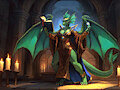 Magic dragon Pixel animated art gif by AnastasRadonski