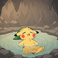 Relaxing In The Fairy Cave by FauxPika