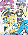 A.T: Arcee, Luan and Agano by CapCheto92