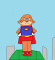 Tikal As Supergirl Protects The Master Emerald