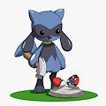 Riolu by MoonlitTear