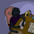 Staying up late by Povidlo1233