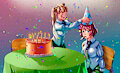 2025 03 01 Rin x Emis birthday piece by DrQube