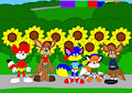 Boys in Briefs at the Sunflower Park