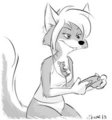 Multiplayer gaming with Susie by ScottySkunk