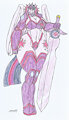 Twilight Sparkle Knight(REMAKE) by marlon64