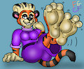 Hungry Tiger Gal Tootsies