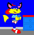 Alex the Fox with a Selfie and Get Ready to School
