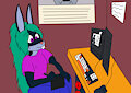 Portrait of the Artist as a Young Bun by doomcup