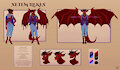 Xetem Ilekex's Refsheet (Party Outfit) by cinnamomo