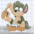 Squeaky Clean by SqueakyTheWolf