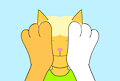Enya's and Ellie's feet in Johnny's face by NatGallery